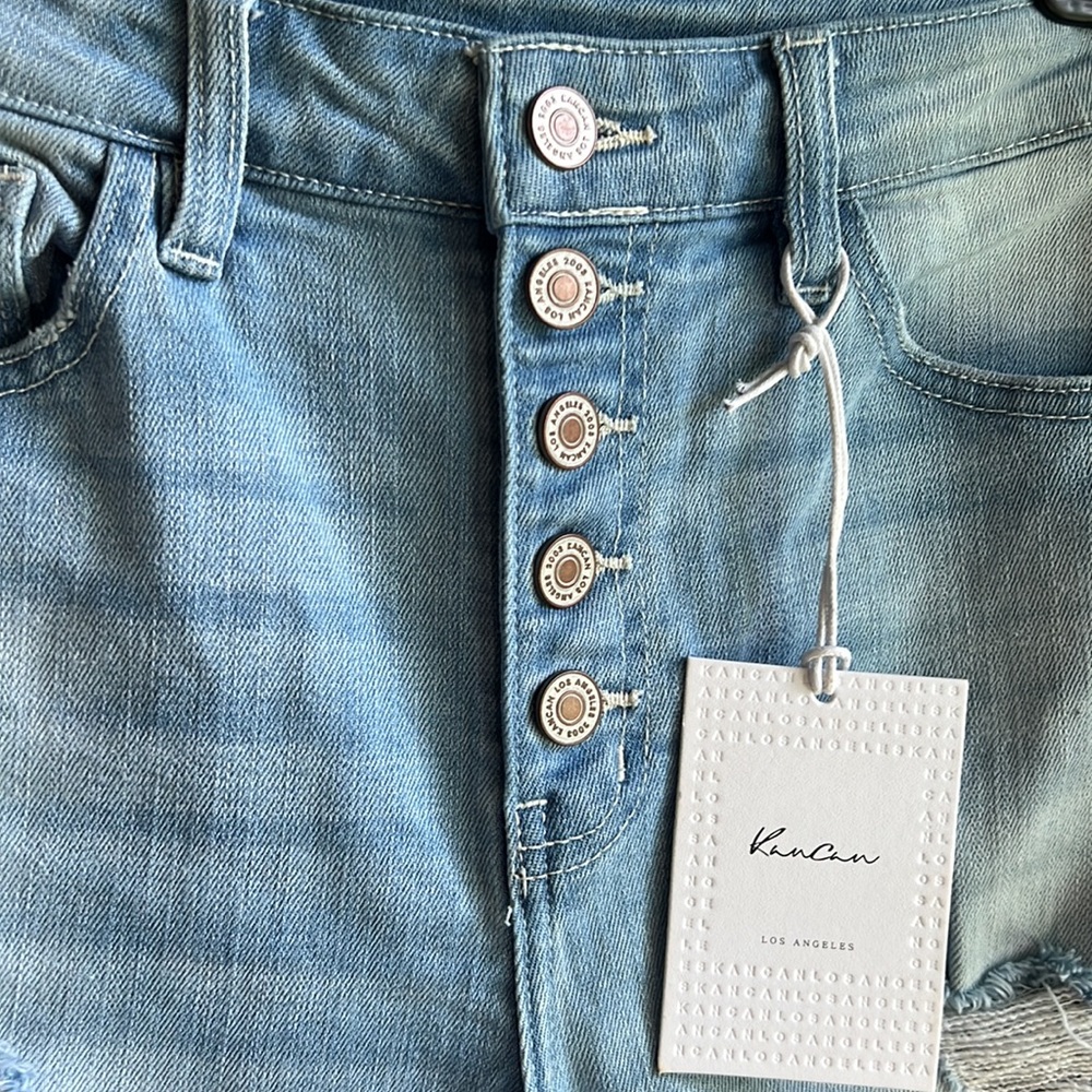 KanCan Distressed Fray Hem Jean - Picture 2 of 5